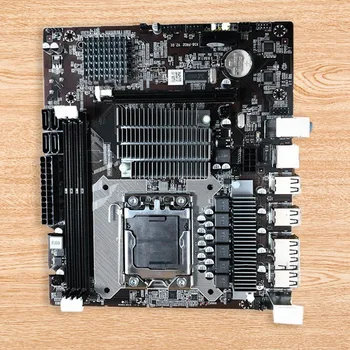 Placa de baza X58 LGA 1366 CPU Suporta Xeon Dual Core, Quad Core Server Recc memorie RAM DDR3 Placa de baza Desktop