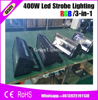 4BUC/LOT Pro Martin Etapă 400w, 4 Led-uri SMD x100 watt Intermitent Lumina Strobe cu RGB