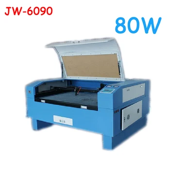 Versiune JW-6090 Laser Co2 80W din CNC Mașină cu Laser Masina de Gravat Laser masina de debitat gravură viteza 0-60000 mm/min