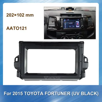 Radio auto Fascia pentru Toyota fortuner UV Negru DVD cadru de Bord Mount Kit Adaptor Garnitura Faciale Cadru Panou de Bord 2 Din
