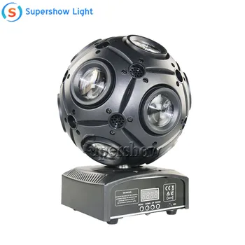 Producător profesionale 9x10W 4in1 RGBW Led de Fotbal în Mișcare Cap Lumina Led Dj Disco Ball Light Stage Light