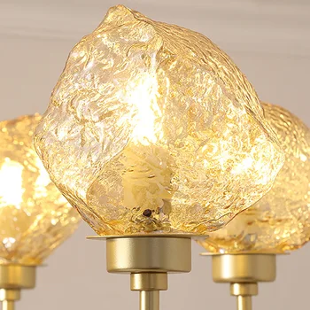 Personalitatea post-modern, simplu de cristal lampă de perete dormitor Lampă din Sticlă brună lampă cu LED-uri fundal decor de perete