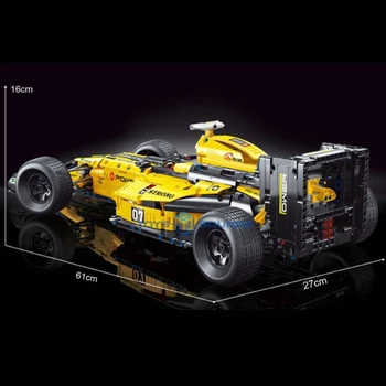 Creative Expert High-tech Formula F1 Super Masina de Curse T5007 1698pcs Versiune Statica Moc Cărămizi Tehnice Model Blocuri