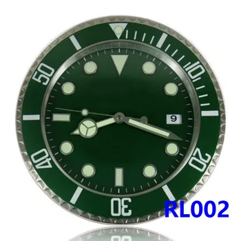 RLX GMT-MASTER II ceas de perete cu design modern de inalta calitate brand de lux din oțel inoxidabil luminos fata calendare FT-RLX-SUB001