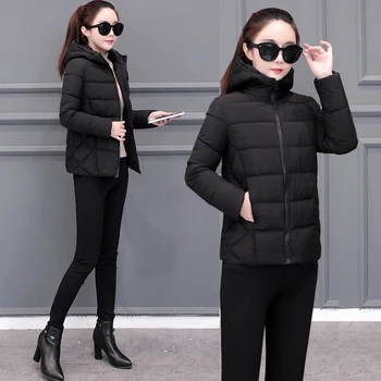 2020 Moda Iarna Noi de Paltoane și Jachete Femei Versiunea coreeană a Slim Jos Tampon de Bumbac Elevii Sălbatice Liber Captusit Haina