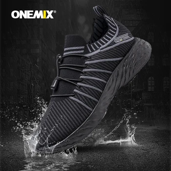 ONEMIX Impermeabil Pantofi sport pentru Barbati Formatori Respirabil Lumina Femei de Mers pe jos Adidași în aer liber, Drumeții Slip-on Pantofi de Sport