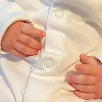 20 inch Renăscut Papusa Tessa Adormit Realiste Moale de Pluș Corpul Papusa cu Geneza Vopsea Vene Vizibile mai Multe Straturi