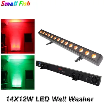 4X Fabrica Direct de Vânzări 14X12W RGBWA-UV 6 Culori LED Bar de Perete de Spălare Lumini de DMX512 Interior Dj Iluminat Prezinta Echipamente