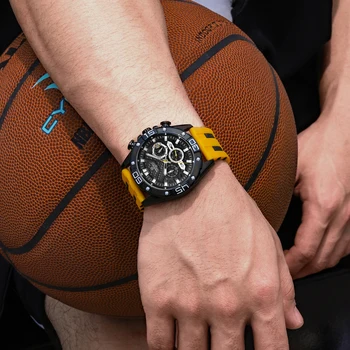 Brand de Top NAVIFORCE de Lux Bărbați Cuarț Ceas de Moda Casual Calendar Complet Ceas Silicon rezistent la apa Bratara Ceasuri Sport