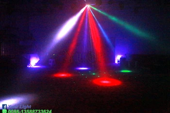 4buc/Mulțime Infinită de Rotație Fascicul Laser linie Gobo 4in1 în Mișcare Cap Lumina DJ Disco Dance Party Nunta Etapă Efect de Iluminare
