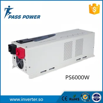 Invertor 24V/48V 220V 6000W,Pure Sine Wave Inverter