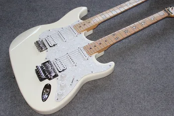Noul standard Personalizate.chitara electrica.12 6 coarde duble gâtul alb culoare gitaar.suport personalizare guitarra