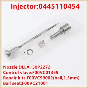 Injector Common rail kit de reparare duza F00VC01359 supape DLLA150P2272 mingea scaun F00VC21001 F00VC99002 pentru 0445110454