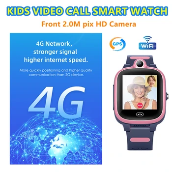 4G+GPS+ WIFI+LBS Tracker Baby Watch Ceas Telefon rezistent la apa SOS Apel Video Pentru Copii Anti-a Pierdut de monitorizare a Copiilor Ceas Inteligent