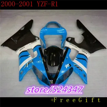 Nn-personalizat carenaj pentru carenajele YZF R1 00 01 YZFR1 2000 2001 yzf 1000 albastru negru caroseriilor aftermarket pentru Yamaha