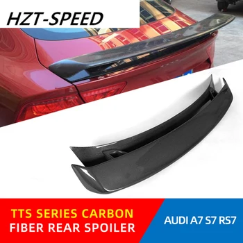 Pentru AUDI A7 S7 RS7 TTS Modificarea Fibra de Carbon a Ferestrei din Spate, Spoiler Acoperiș Spoiler Acoperiș Spate pentru AUDI