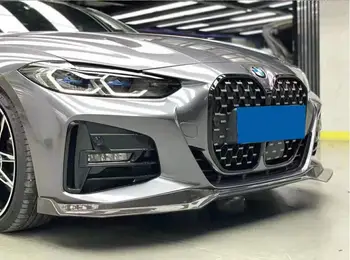 Real Fibra de Carbon, Difuzor Fata Spoiler Spoiler Pentru BMW Seria 4 G22 G23 420 425 430 2020 2021 2022 Accesorii de Înaltă Calitate