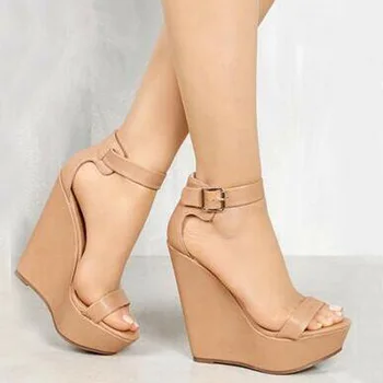 Glezna Curea Cataramă Mare Wedge Sandale De Vară De Moda De Sex Feminin Platforma Sandale Rochie De Petrecere Femei Elegante Sandale Pantofi