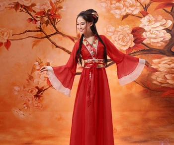 Multicolor Antic Chinez Costum De Haine Zână Tang Costum Hanfu Guzheng Costum Zane Rochii De Șifon