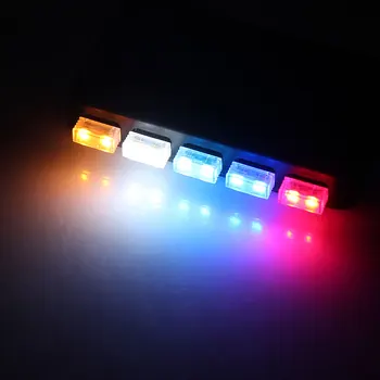 BOSMAA 100buc USB Mini LED-uri Auto Atmosfera Lumini Bricheta Lumini Decorative pentru Calculator Auto MP3 Player Rosu/Albastru/Alb