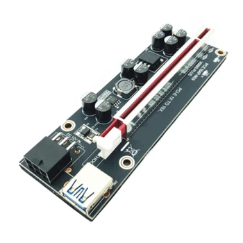 PCI-E PCIE Riser Card de 1 la 4 USB3.0 Adaptor de Card de Multiplicare HUB PCI Express Riser 009S Plus Coloană PCIEx16 pentru BTC Mining