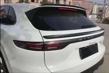 Real Fibra De Carbon Auto Aripa Spate Portbagaj Buze Dedicat Pentru Porsche Cayenne 2018 2019 2020 2021