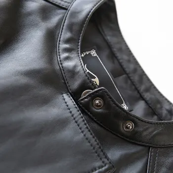 2020 Moda Jacheta din Piele Adevărată Haină de piele de Oaie de sex Feminin de Primăvară Scurt Slim Jachete Pentru Femei casaco 700101