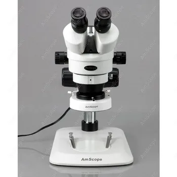 Stereo Zoom Inspecție Microscop--AmScope Consumabile 7X-90X Stereo Zoom Inspecție Microscop cu 80 LED-uri de Lumină Inel