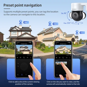 INQMEGA Inteligent TUYA PTZ 5G Camera PIR de Detectare Mobil de Urmărire Suport Alexa Google Asistent de Securitate CCTV de Supraveghere Video