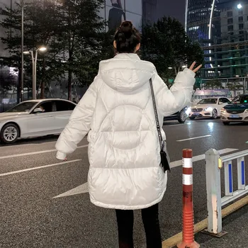 2021 noi mult jacheta de iarna pentru femei cald cu gluga în jos jacheta parka coat femei coreene liber casual jacheta de iarna jacheta