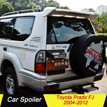 UBUYUWANT Pentru Toyota Prado FJ Plastic ABS Spate Portbagaj, Aripa Spoiler Acoperiș Cu Led Pentru Toyota Prado FJ90 3400 Spoiler
