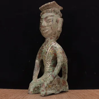 LAOJUNLU Beligerante Și Han Dinastii: O medalie de Bronz Și de Aur Și de Argint cu două fețe Figura Imitatie bronz antic capodopera