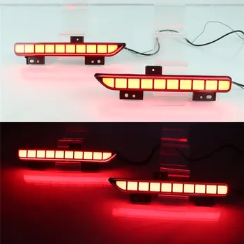 LED alb Lumina de mers înapoi + Rosu Strobe Lumini de Frână +Rosu Noapte DRL + Streamer Galben Transforma Singals Caz pentru Ford F-150 2016-18, B