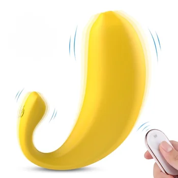 Femeie De Banane Ca Design Portabil Două Puncte De Stimulare Ușor De Transportat În Aer Liber Flirt Vibratoare Jocuri Pentru Adulți