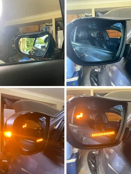 Vedere din spate Albastru Oglinda Led-uri de Semnalizare Încălzire Blind Spot Monitor pentru Renault Koleos 2017,2 buc