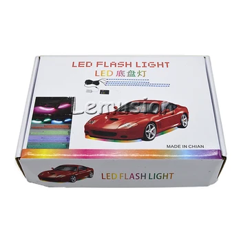 LENTAI Pentru Peugeot 206 307 308 407 207 Mitsubishi asx, lancer Mini cooper 1Set Masina Lampă cu LED-uri RGB Atmosferă de Lumină de Control de la Distanță
