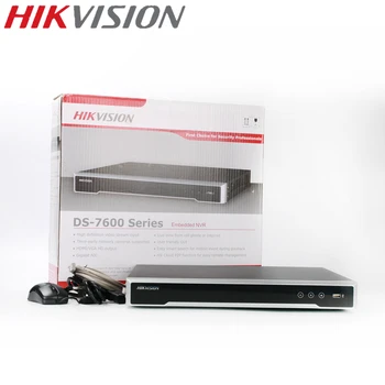 HIKVISION DS-7608NI-K2/8P Versiunea în limba engleză CCTV POE NVR Cu 8 Porturi PoE pentru 8ch 8MP/6MP/5MP H. 265 Suport Camera IP P2P Mobil