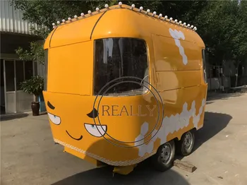 China Mobile Personalizate Street Rapid Automat de Căruțe Fast-Food Truck Auto second Van Alimentare cu Remorci Frigorifice de Vânzare din Europa