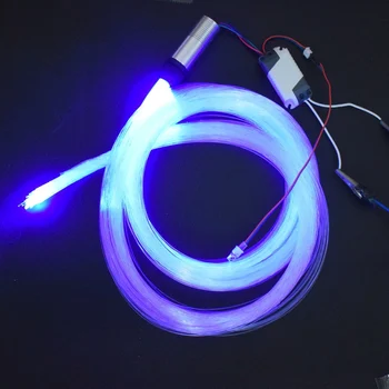 12V Audio Fibra Optica Star Light Kit Decora Masina Căptușeala Acoperișului Lumina Plafon