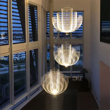 Nordic minge de sticlă iluminat suspendu cupru bile de crăciun industria marca nordic decor acasă luzes de teto hanglampen