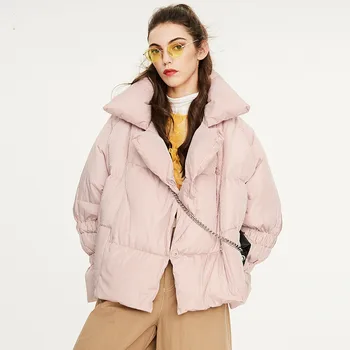 Iarna noi 2020 femeilor jos haine largi student jacheta de înaltă calitate blana scurta