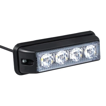4 X 4 Camion LED-uri Față Flasher, 18 Moduri Clipește IP65 Urgență Laterale Lumini de Avertizare pentru 12/24V Tractor, Camion, Stivuitor