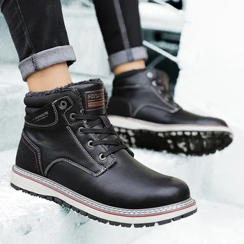 Moda de iarnă real 2020 cauzalitate zapatos pielea omul negru mens invierno pentru pantofi slip casual para zapatillas informales adidași