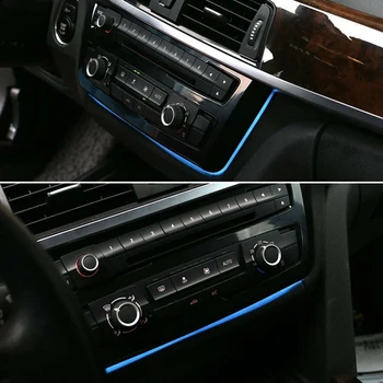 Pentru -BMW 3 4 Series F30 F31 F34 82 M3 M4 Mașina de Centru Consola de AC Radio Panoul de Benzi cu LED-uri de Lumină Ambientală de Culoare Dublă