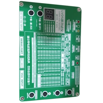 Panoul de Instrument de Testare Laptop LCD/LED Test Tool Panel Screen Tester 14PCS Lvds Invertor Cabluri pentru TV/Calculator,UE PLUG