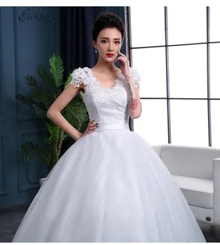 YC-X01#Trailing dantela lungi petrecere de nunta rochie de Mireasa plus dimensiune Toast de Nunta rochii alb en-gros de femei de îmbrăcăminte de modă