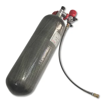 AC109101 scuba pcp 9L CE 4500PSI paintball rezervor de carbon aer comprimat, arme airsoft arme de oxigen scufundări cilindru Acecare 2019