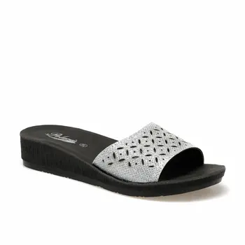 Femei Papuci Flip-flops Slide Silver Black Pantofi Noi de Vara Acasa, Nealunecoase Diapozitive Sandale Interior Cupluri Doamna de sex Feminin 161203.Z