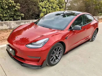 Pentru Tesla Model 3 2019 2020 2021 2022 Fibra De Carbon Fata Buza Spoiler Difuzor Bara De Protecție De Înaltă Calitate Accesorii Auto