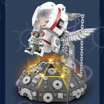 680Pcs Astronaut Suspensie Spațiu Blocuri Tensegrity Sculpturi Anti-Gravitație Fizica Echilibru DIY Jucarii Pentru Copii